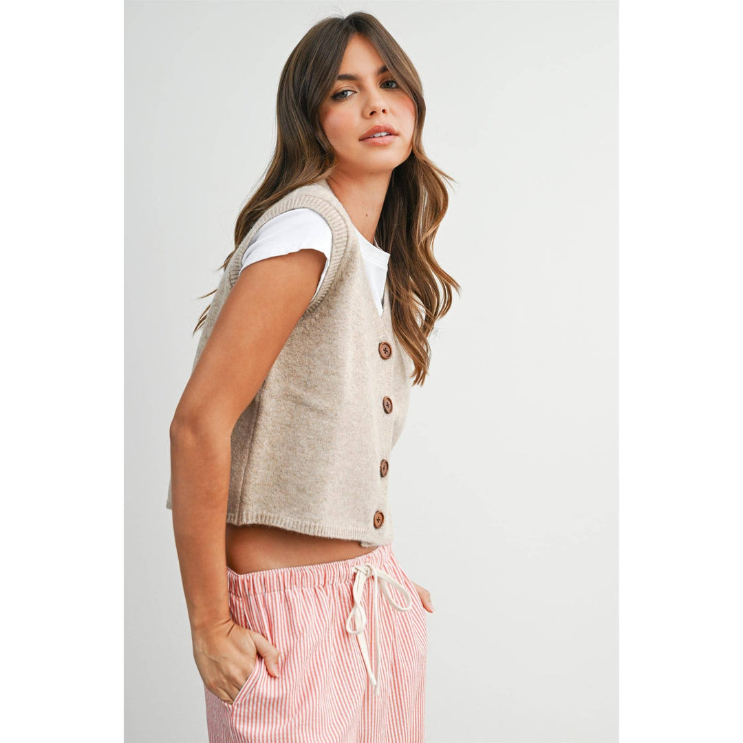 KC Knit Sleeveless Vest - Baycreek & Co