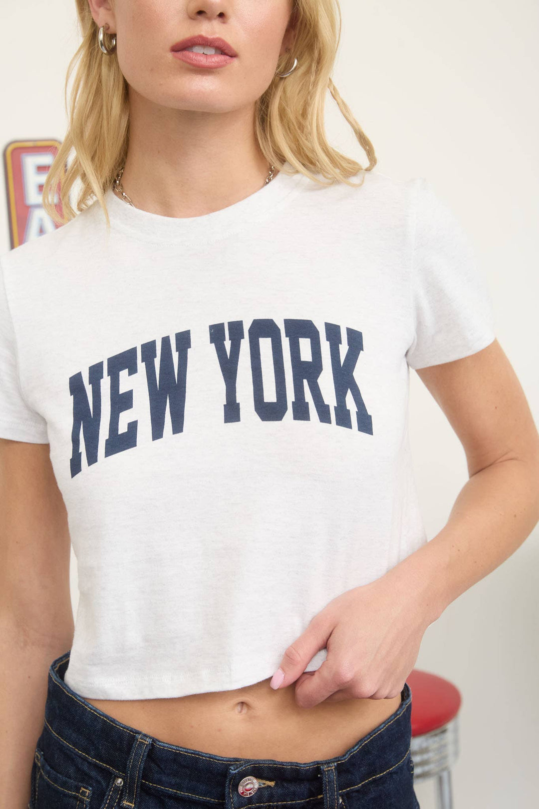 NEW YORK SHORT SLEEVE KNIT T-SHIRT - Baycreek & Co