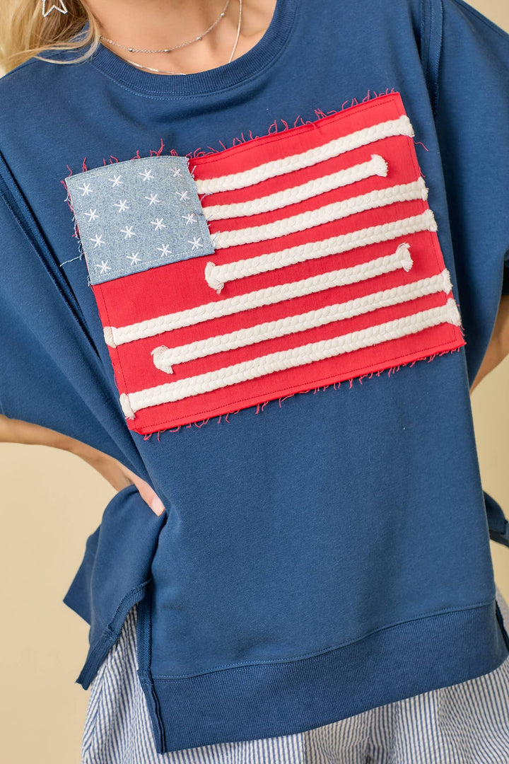 Patchwork Merica Top - Baycreek & Co