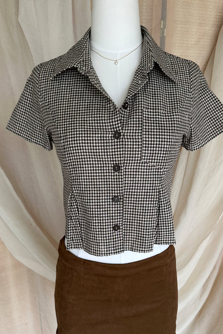 Marlowe Gingham Top - Baycreek & Co