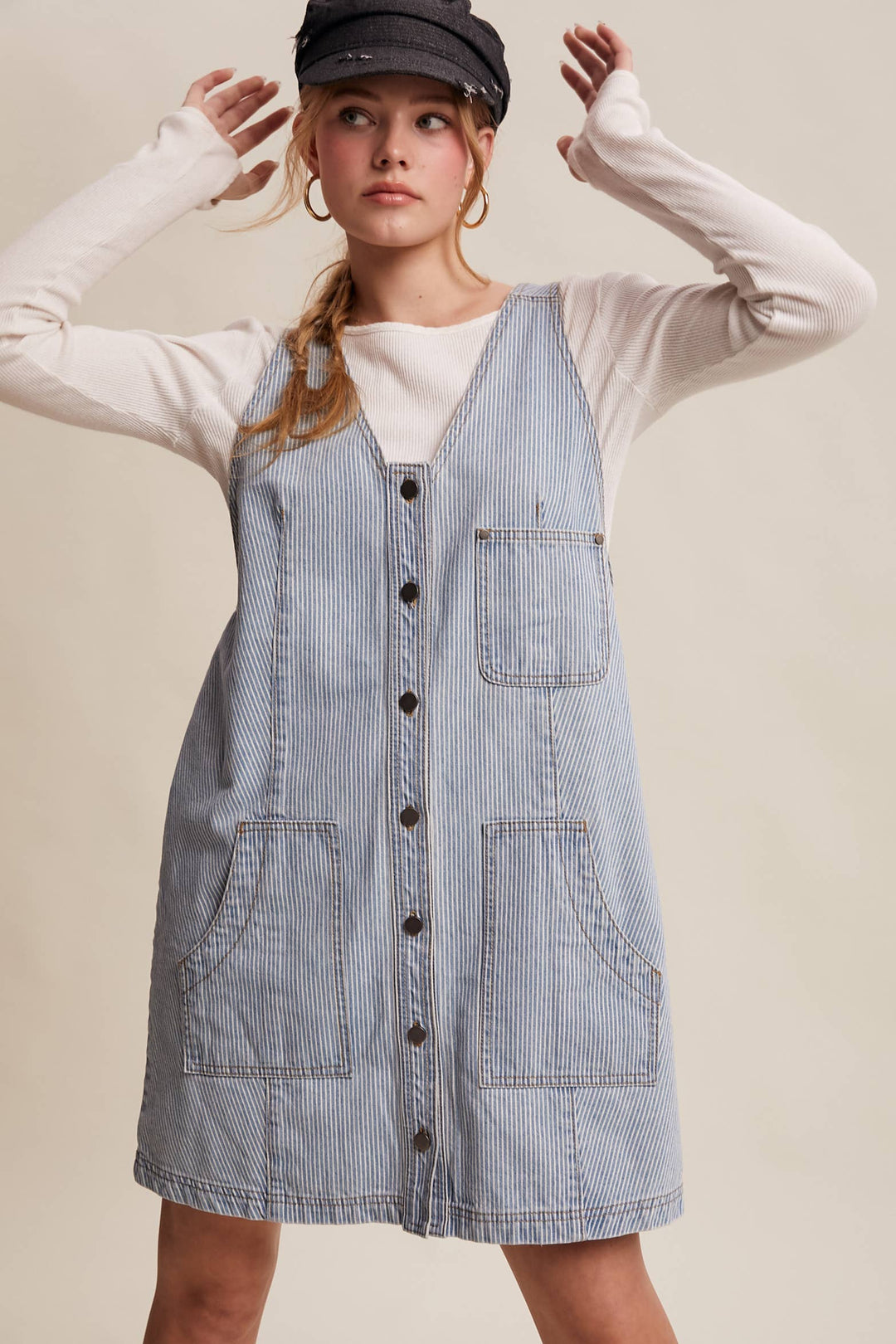 Railroad Days Denim Dress