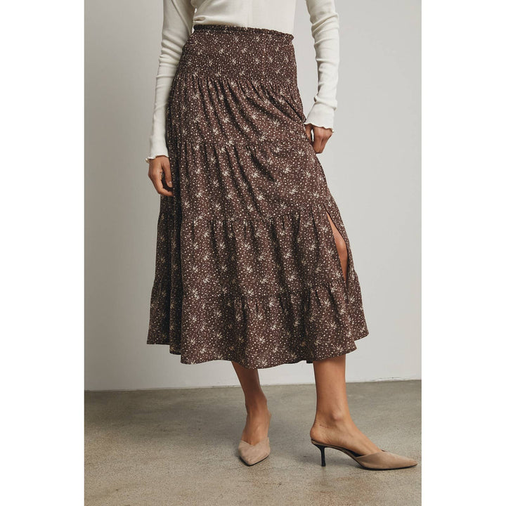 Ava Floral Midi Skirt