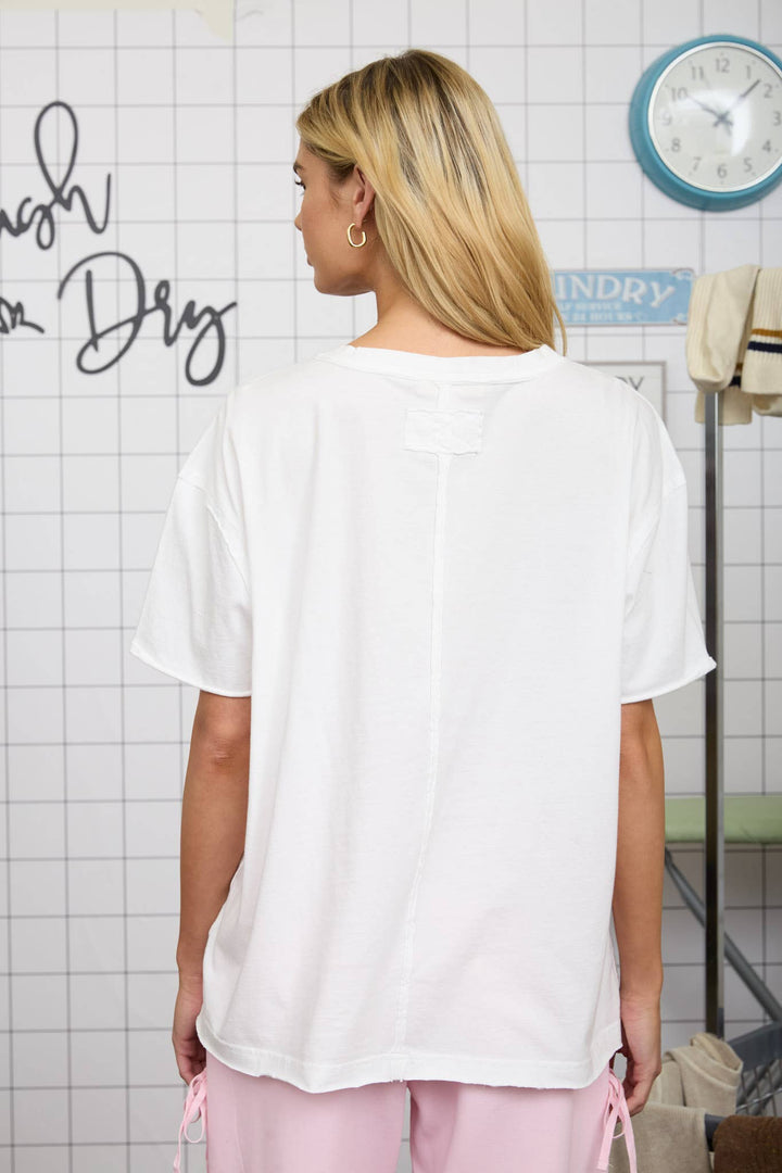 Plus Relaxed White Tee - Baycreek & Co