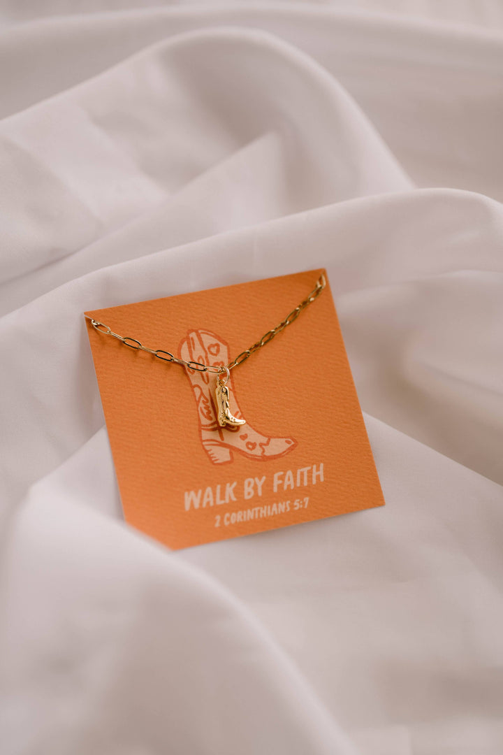 Boot Charm Necklace