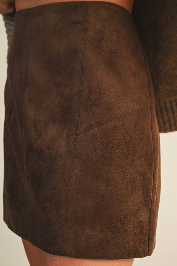 Ashford Suede Skirt