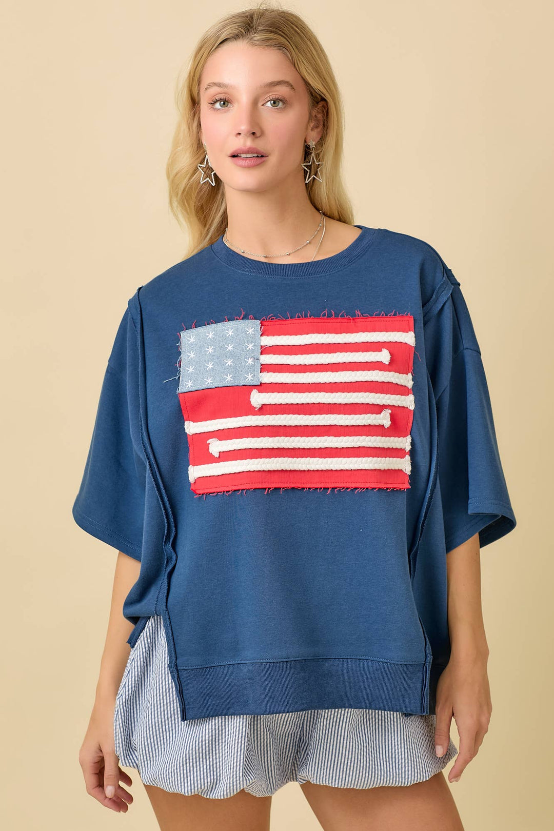 Patchwork Merica Top - Baycreek & Co