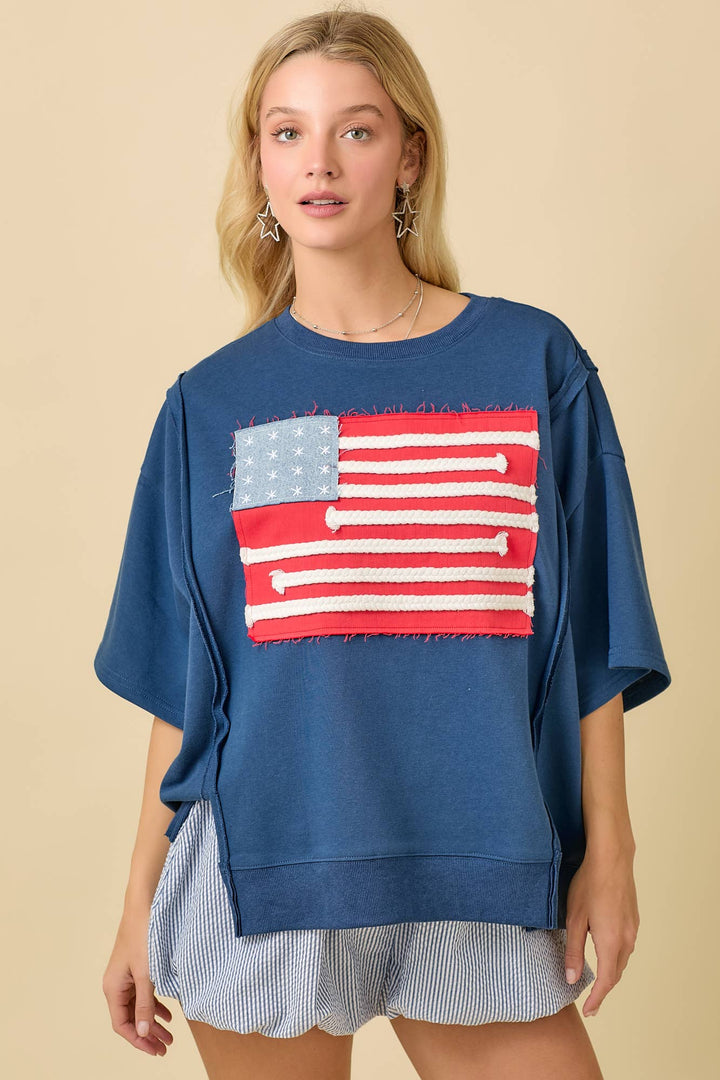 Patchwork Merica Top - Baycreek & Co