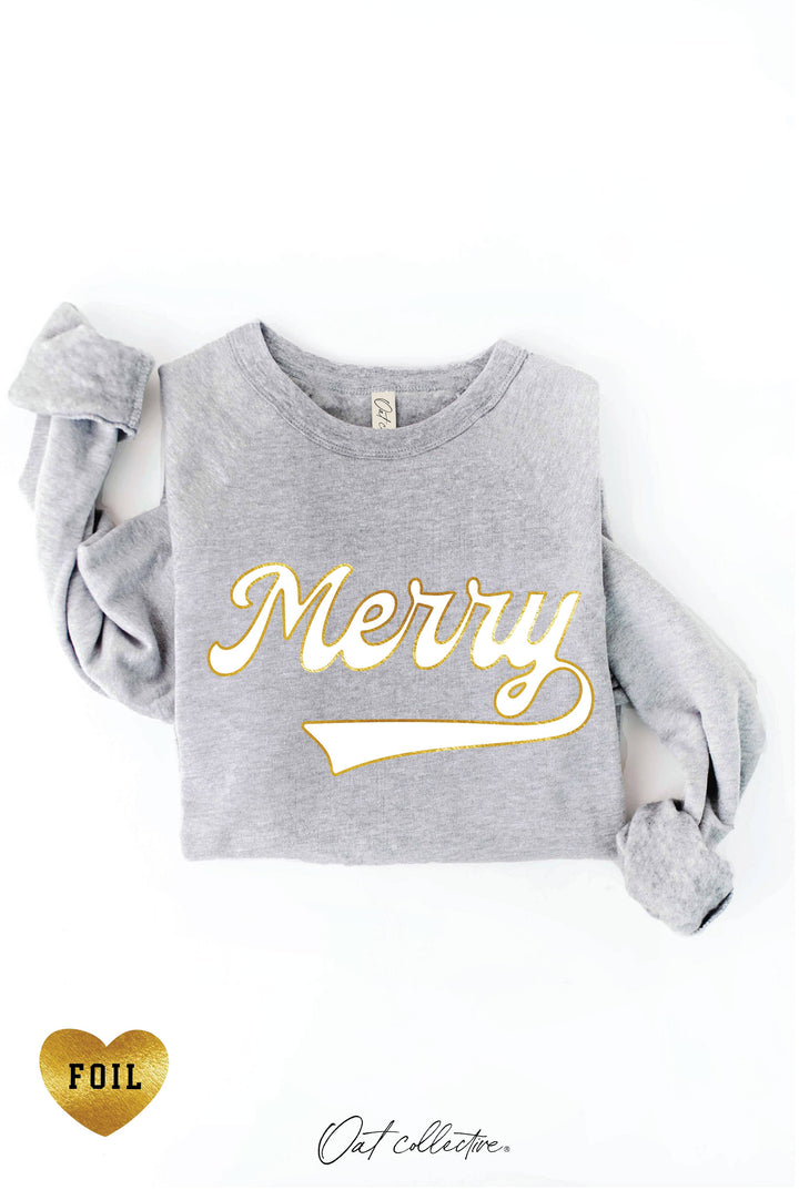 Merry Foil Sweatshirt