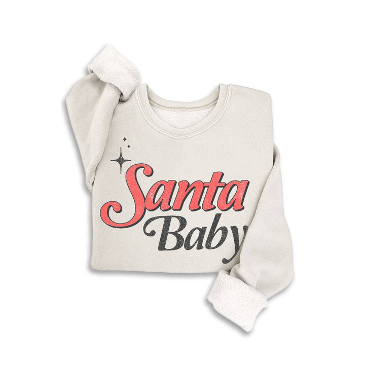 Santa Baby Mineral Crewneck