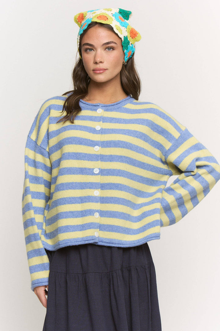 Blue Lemon Drop Cardigan