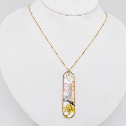Dried Flowers Necklace