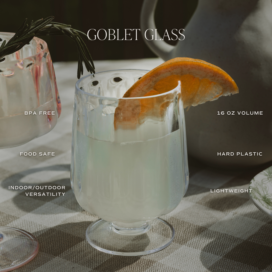 Outdoor Plastic Goblet Drinkware - Home Decor - Baycreek & Co