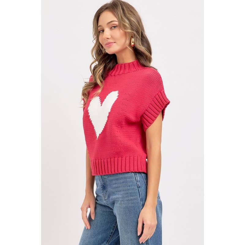 Valentine Mock Neck Sweater