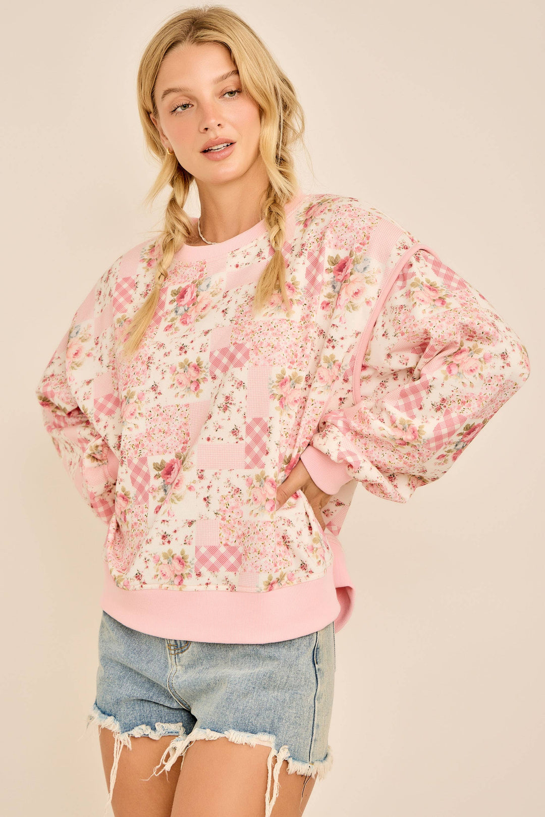 Poppy Flower Crewneck - Baycreek & Co
