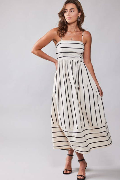 Black Stripe Dress