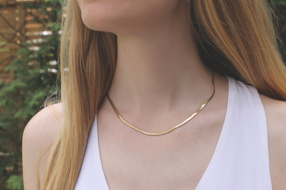 Snake Chain Layering Necklace