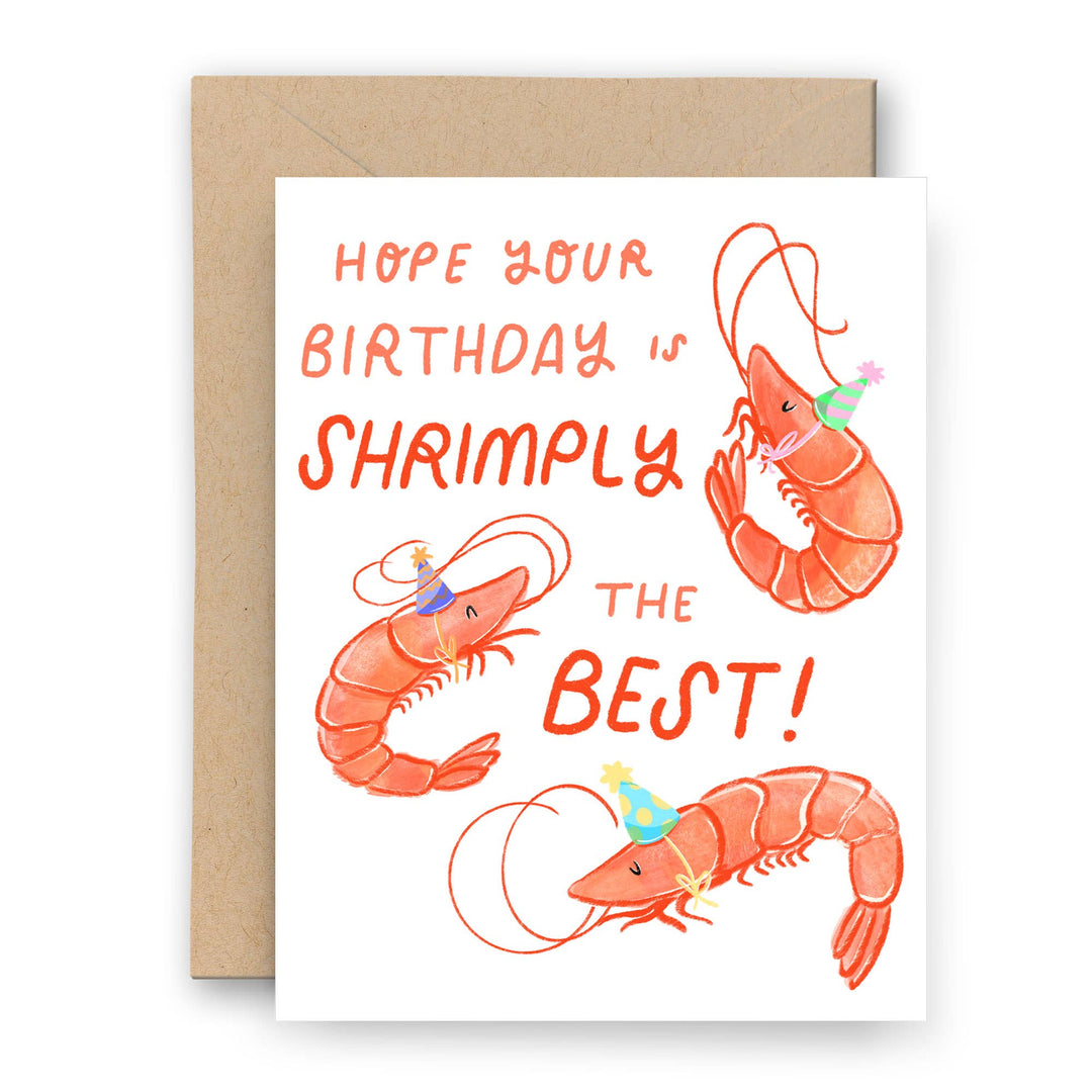 Shrimply the Best Birthday Card - Baycreek & Co