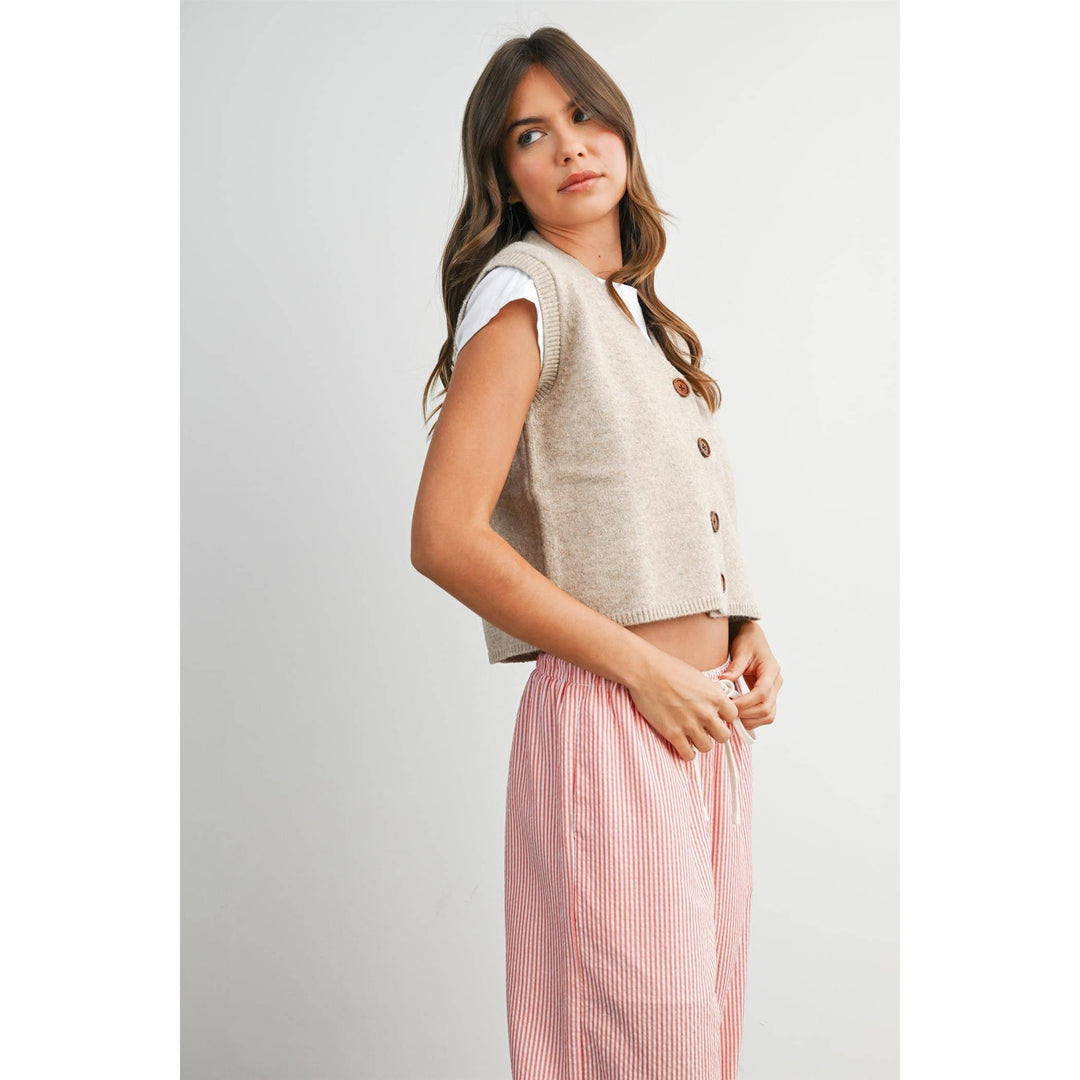 KC Knit Sleeveless Vest - Baycreek & Co