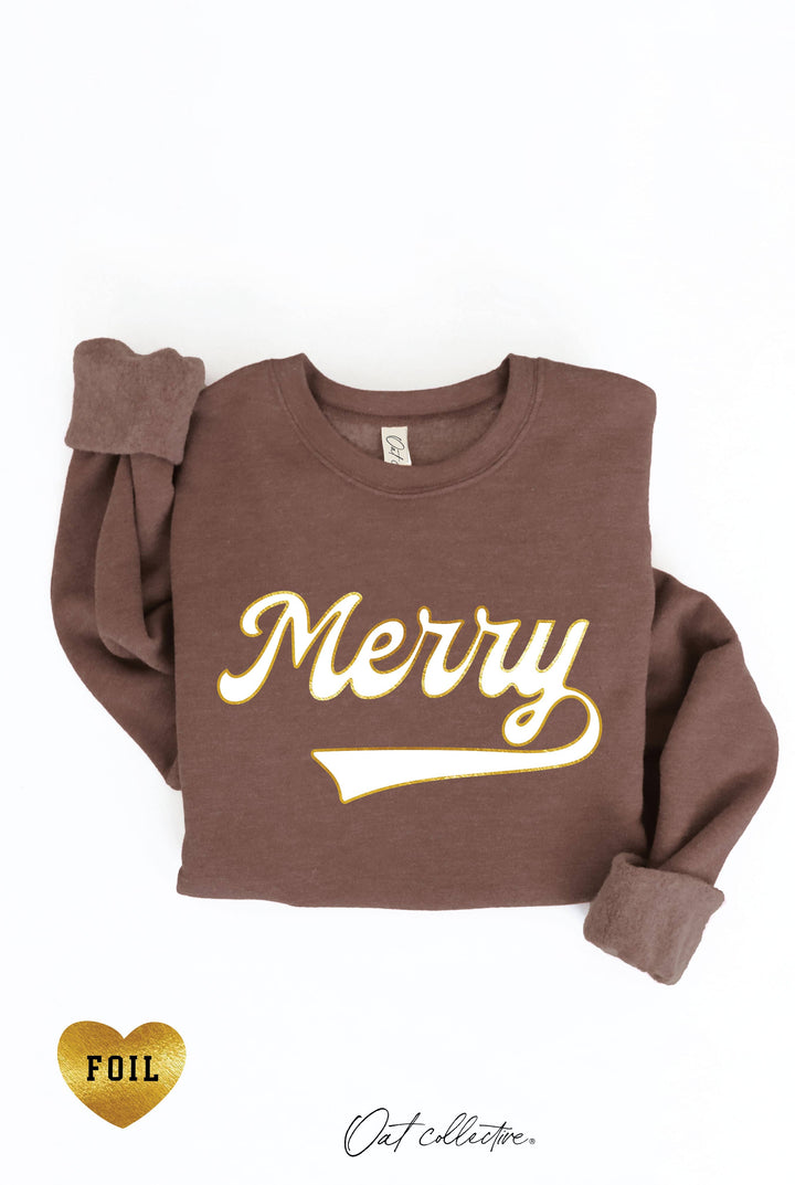 Merry Foil Sweatshirt