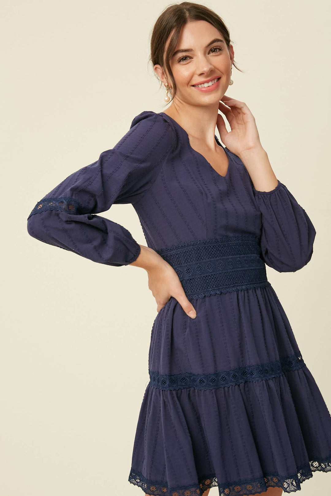 Cotton Lace Dress - Baycreek & Co