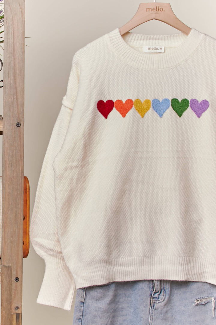 Hearts in Color Sweater
