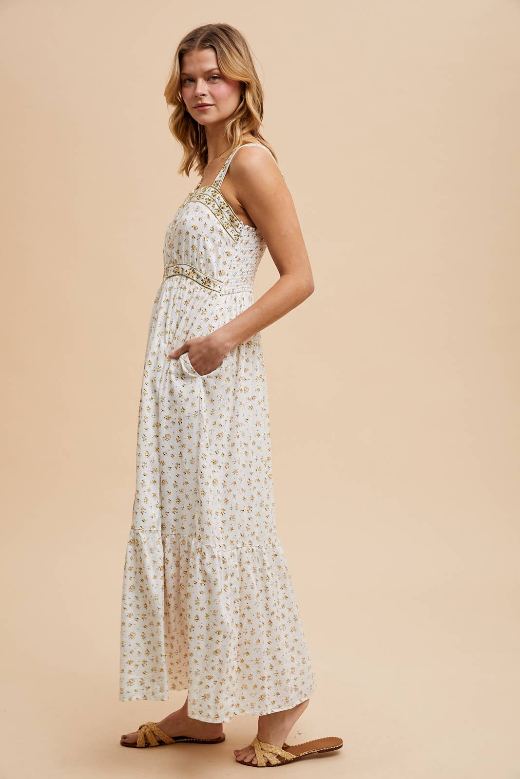 The Wildflower Embroidered Maxi