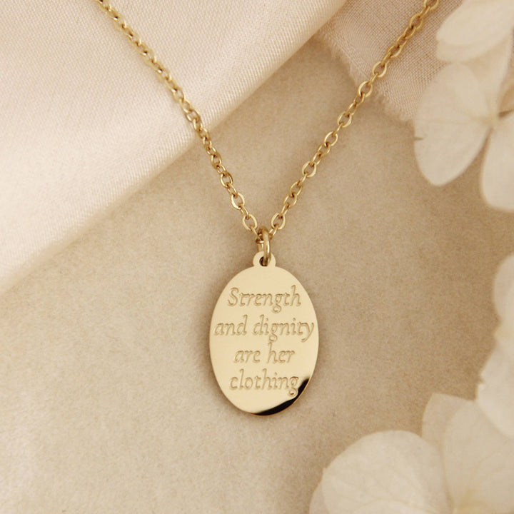 Proverbs 31:25 Necklace