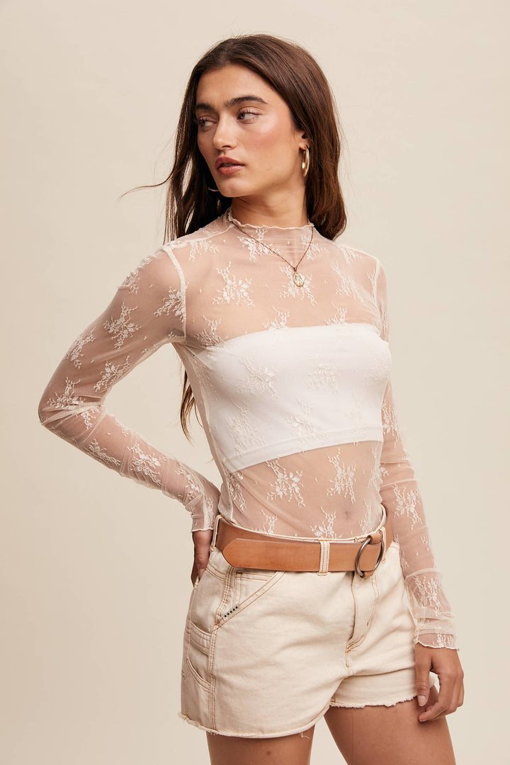 Sweet Nothing Lace Top - Baycreek & Co