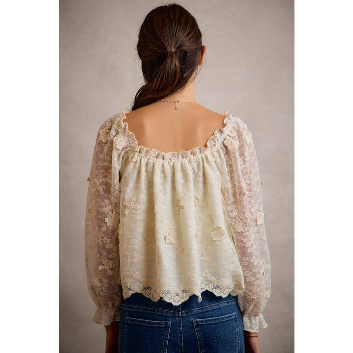 The Mireille Floral Blouse - Baycreek & Co