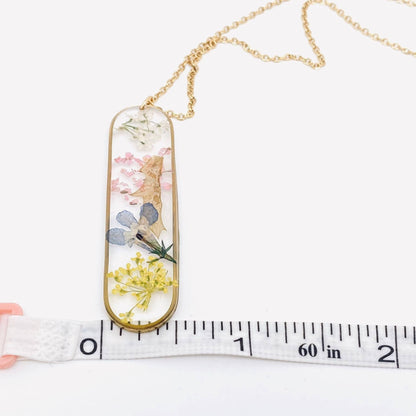 Dried Flowers Necklace
