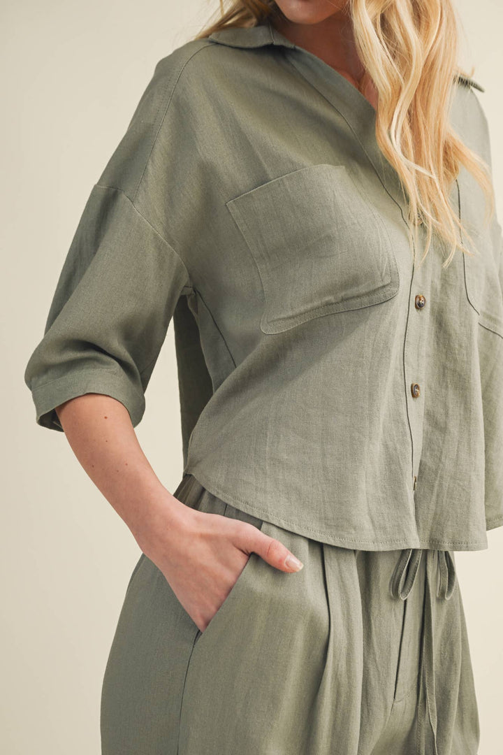 Medow Pleated Pants - Baycreek & Co