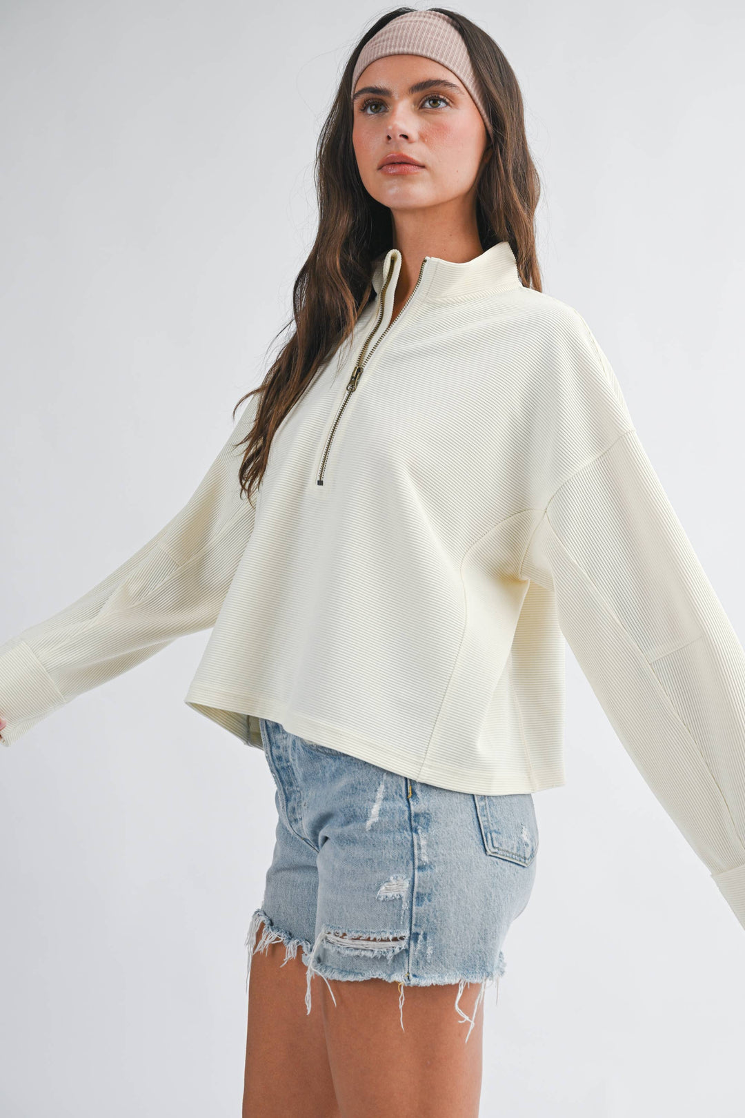 Olivia Half Zip Pullover - Baycreek & Co