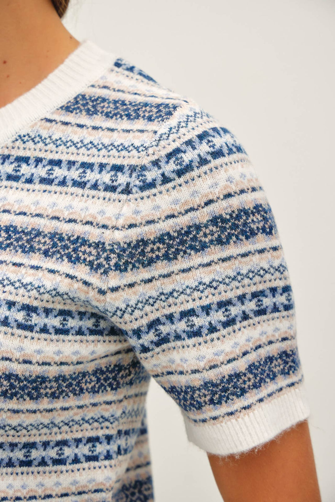 Hallie Short Sleeve Sweater
