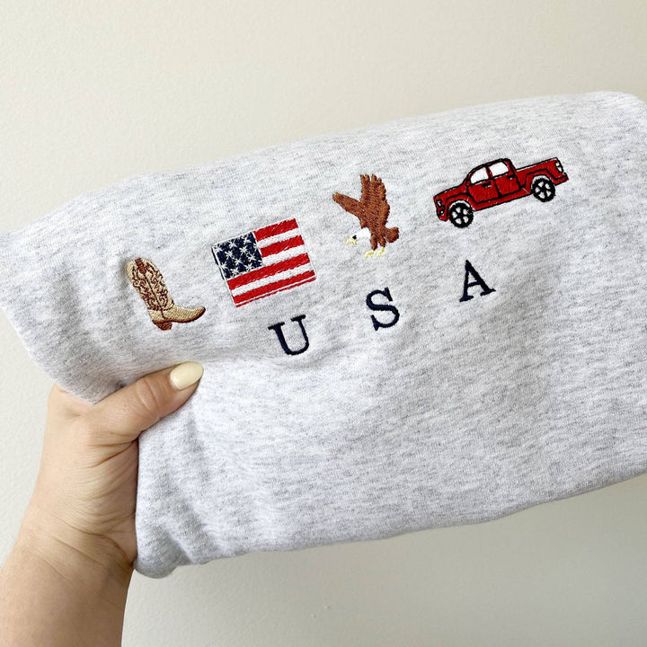 USA Icons Crewneck