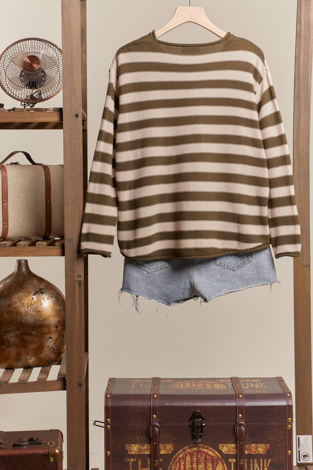 Casual Striped Sweater - Baycreek & Co