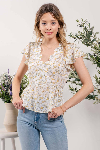 FLORAL PRINT TOP