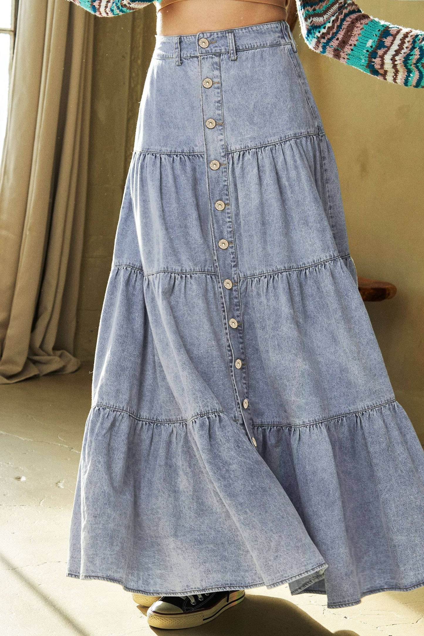 Darby Denim Skirt