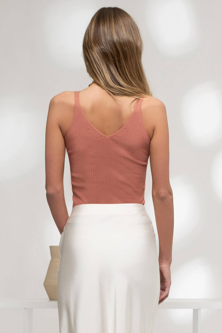 Knit V-Neck Tank