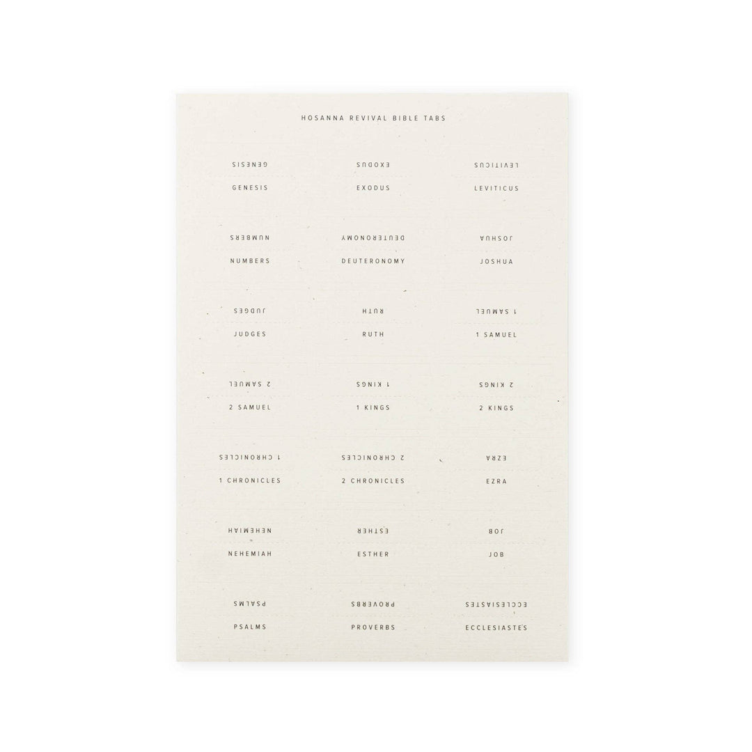 Bible Tabs: Black Foiling