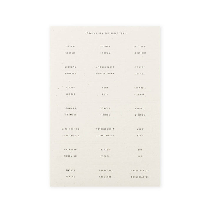 Bible Tabs: Black Foiling