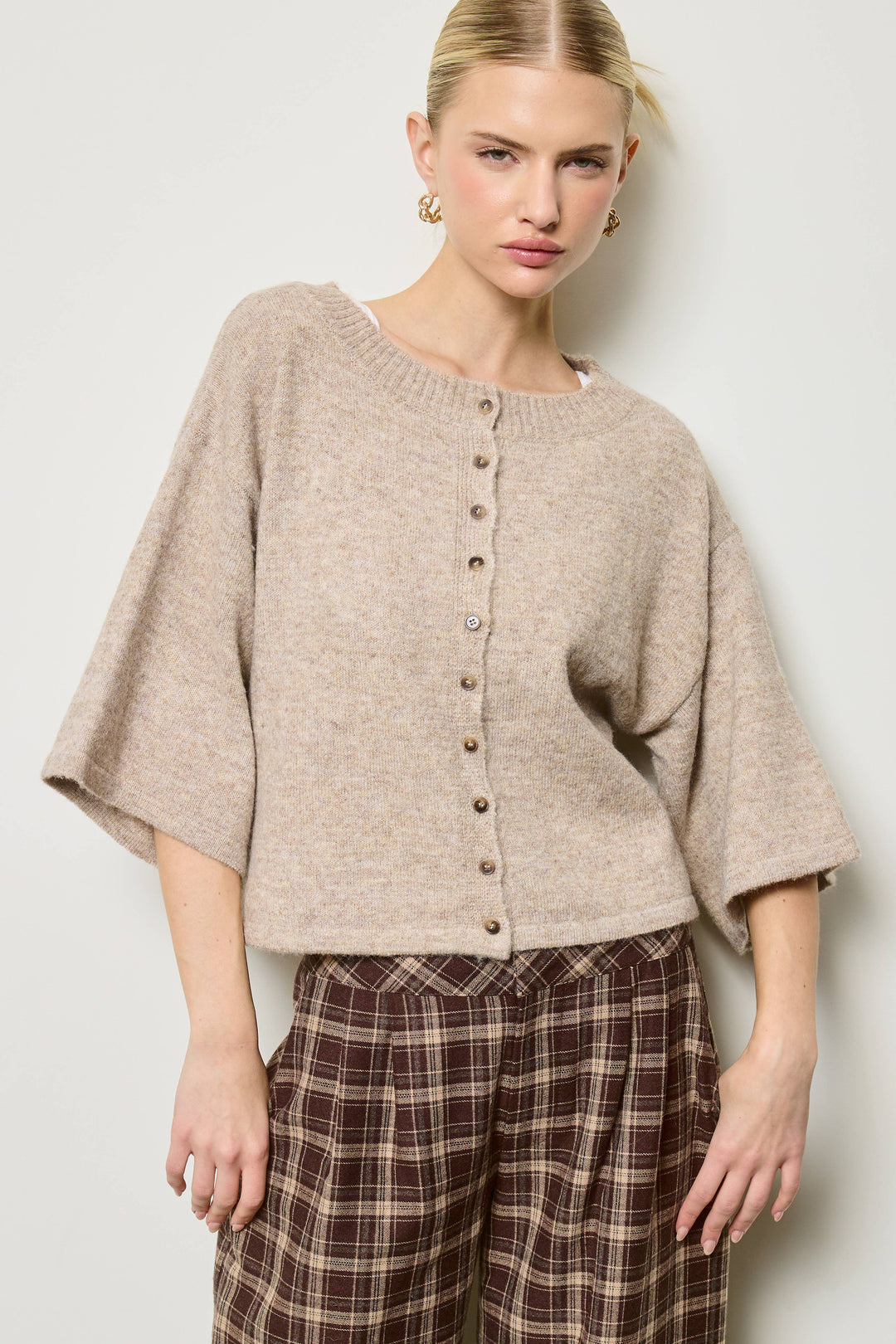 Jeanette Half Sleeve Cardigan
