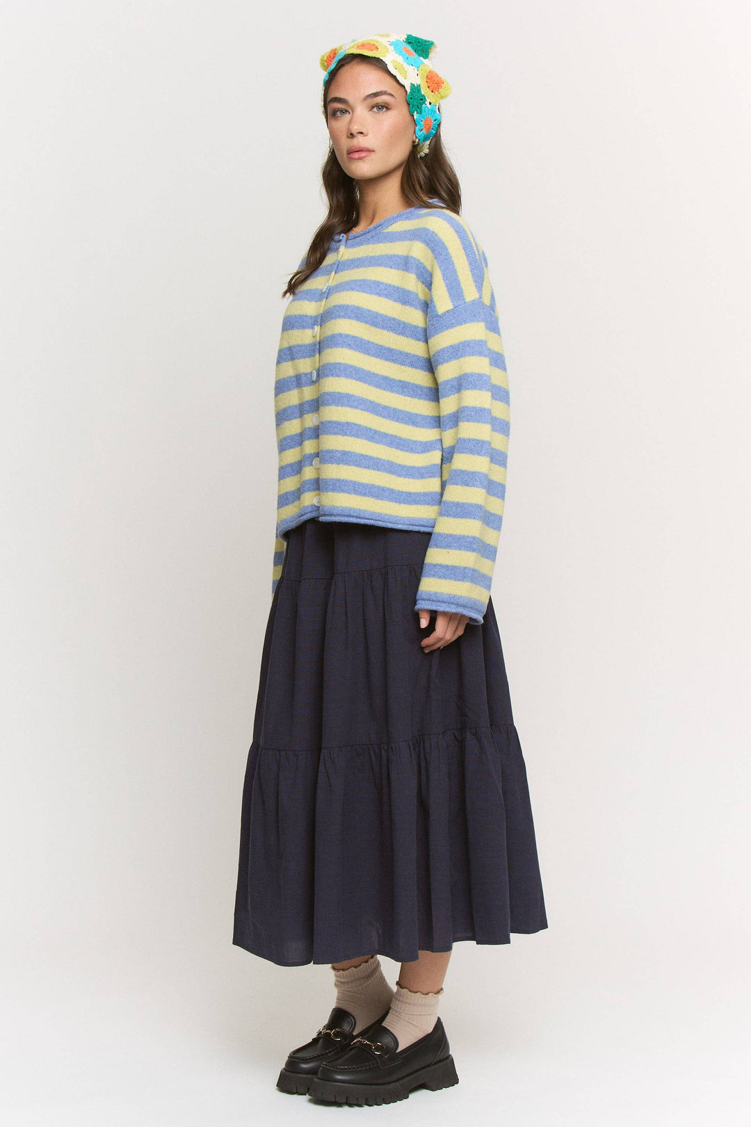 Blue Lemon Drop Cardigan