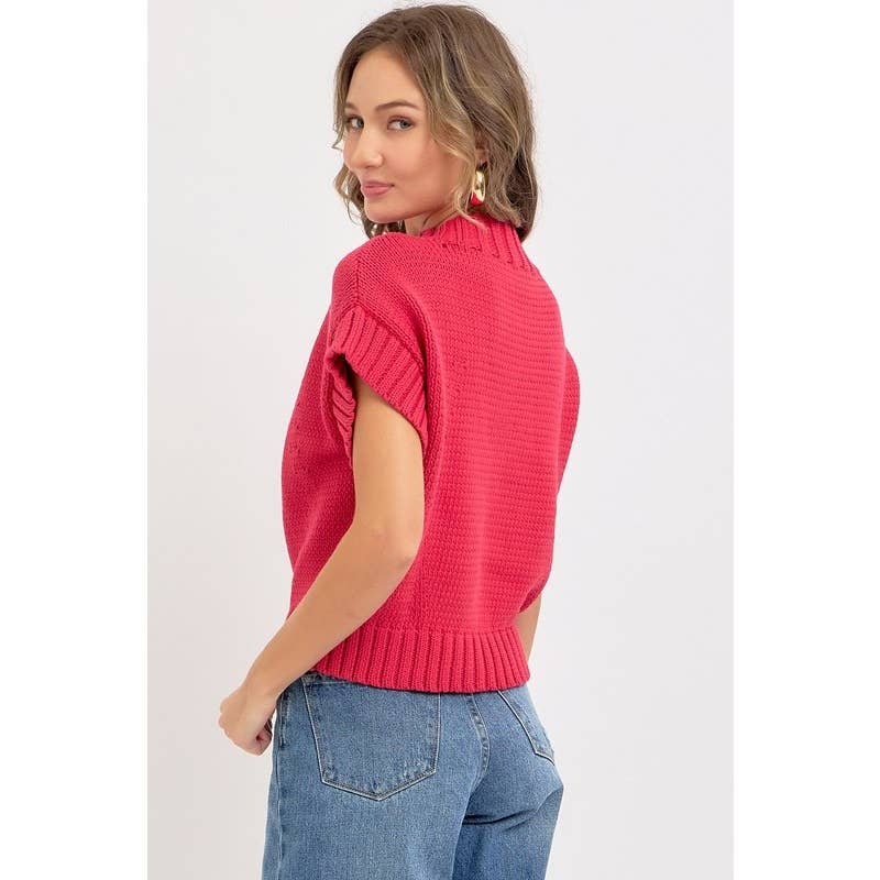 Valentine Mock Neck Sweater