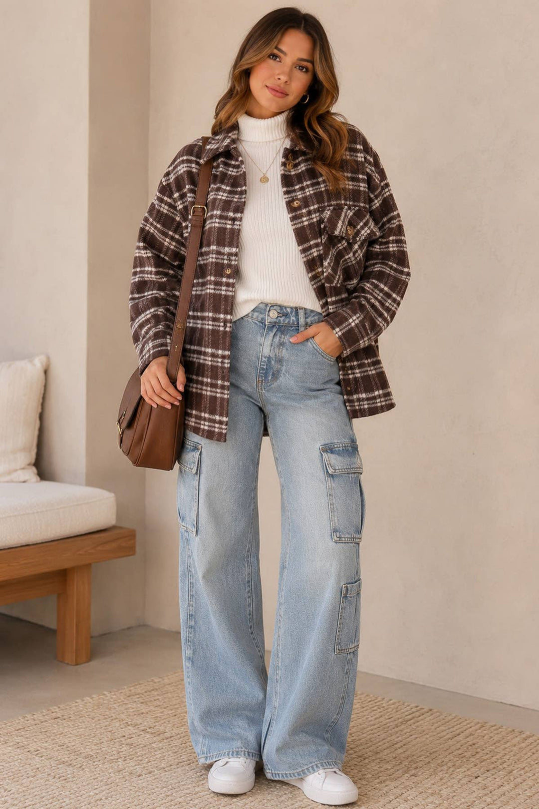 Marlowe Plaid Shacket - Baycreek & Co
