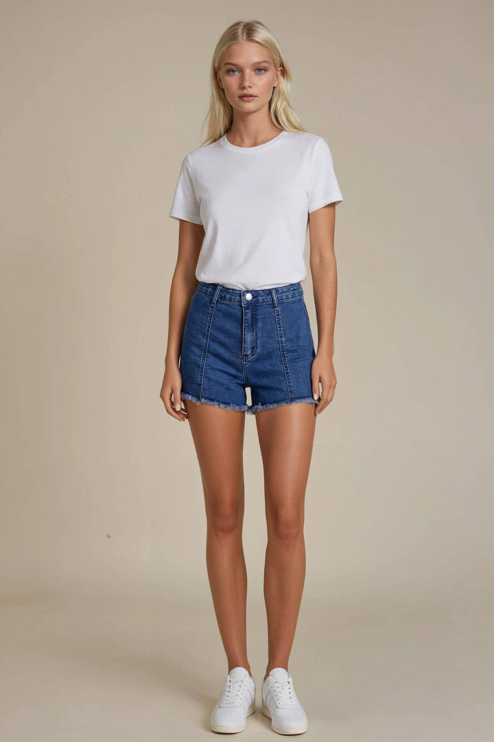 BESTSELLER RESTOCK STAR CUT OUT DENIM SHORTS W2328PIAA - Baycreek & Co