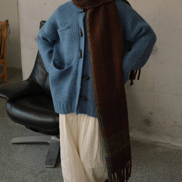 Chestnut Block Scarf