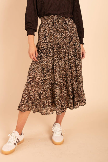 Animal Printed Maxi Skirts