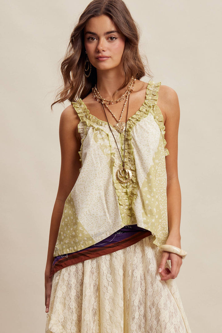 Patchwork Tank Top