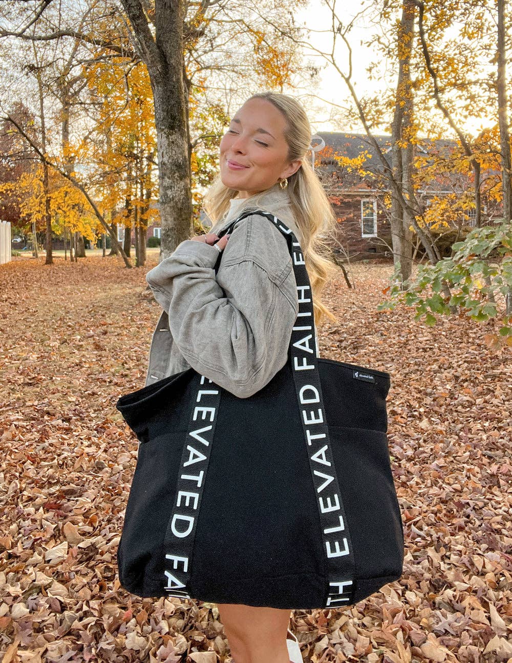 The Large Everyday Black Tote - Baycreek & Co