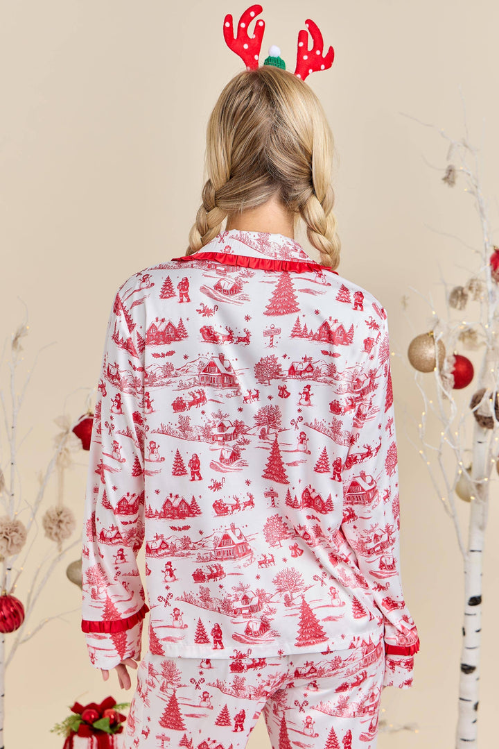 Festive Bow Pajama Set